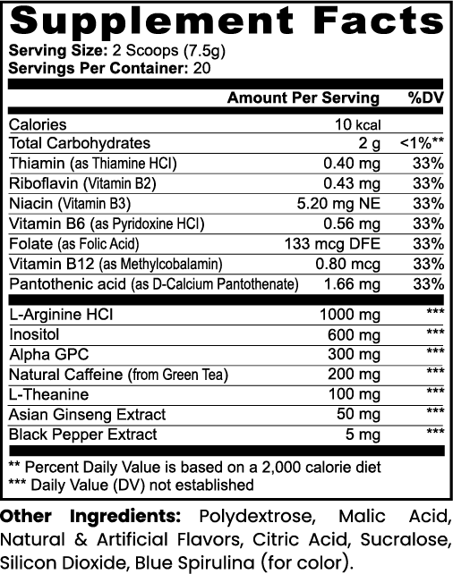 CLRLY. Focus Powder (Sour Gummi Worm)